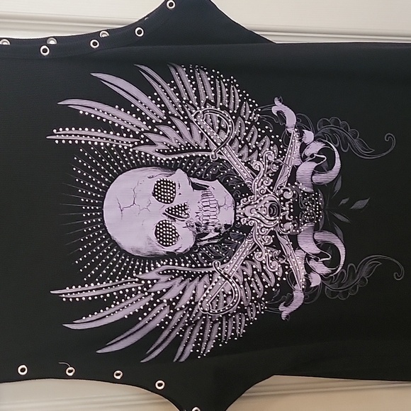 Sequins skull tank - Picture 10 of 10